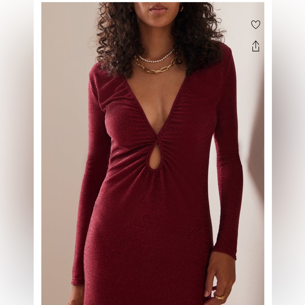 JOHANNA ORTIZ
Exclusive Cutout Metallic-Knit Maxi Dress